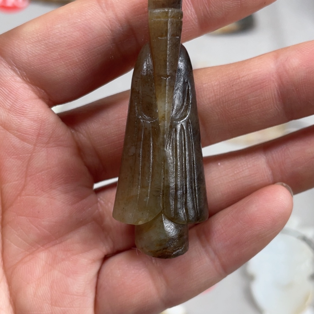 和田玉（糖玉）颈饰未镶嵌