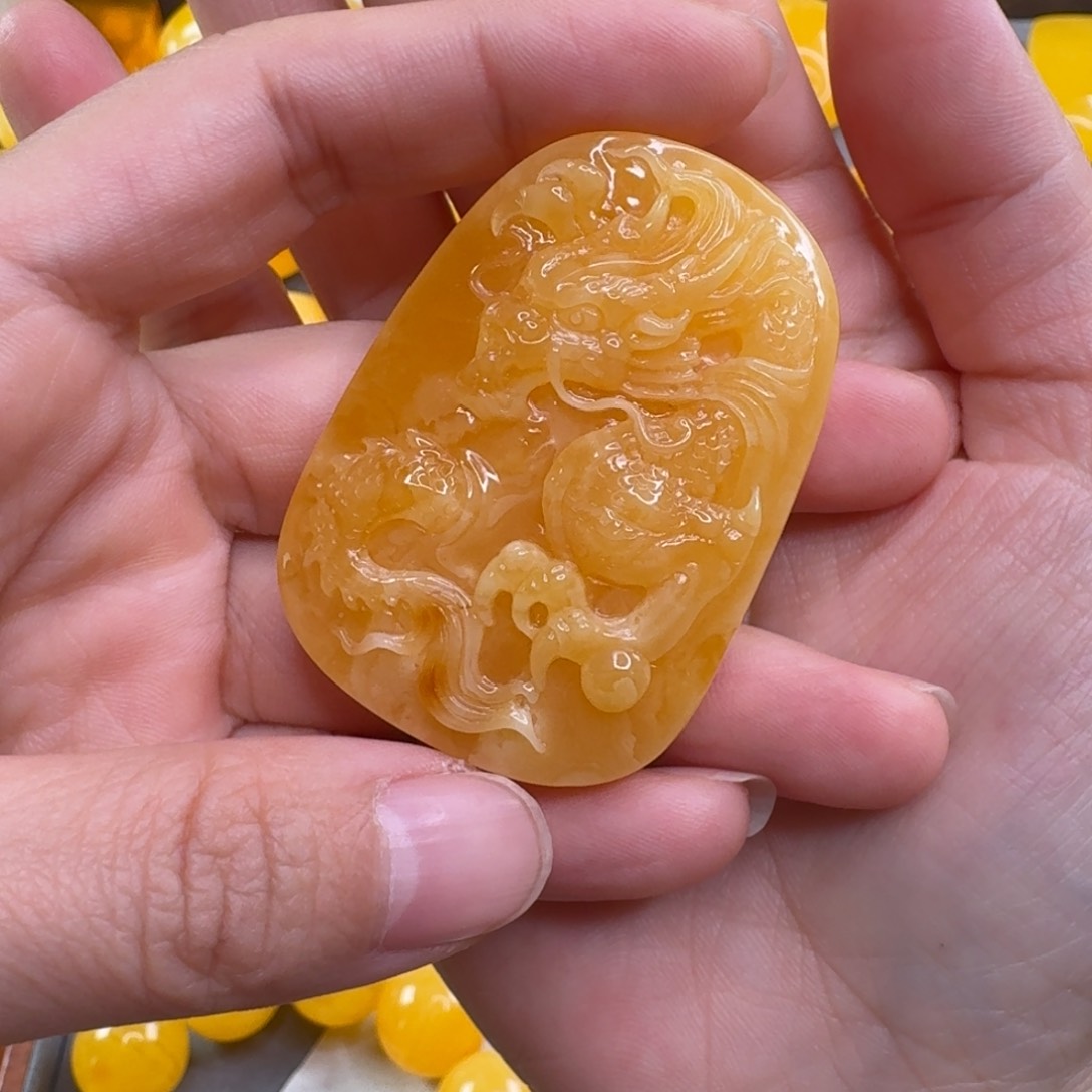 蜜蜡毛衣链未镶嵌