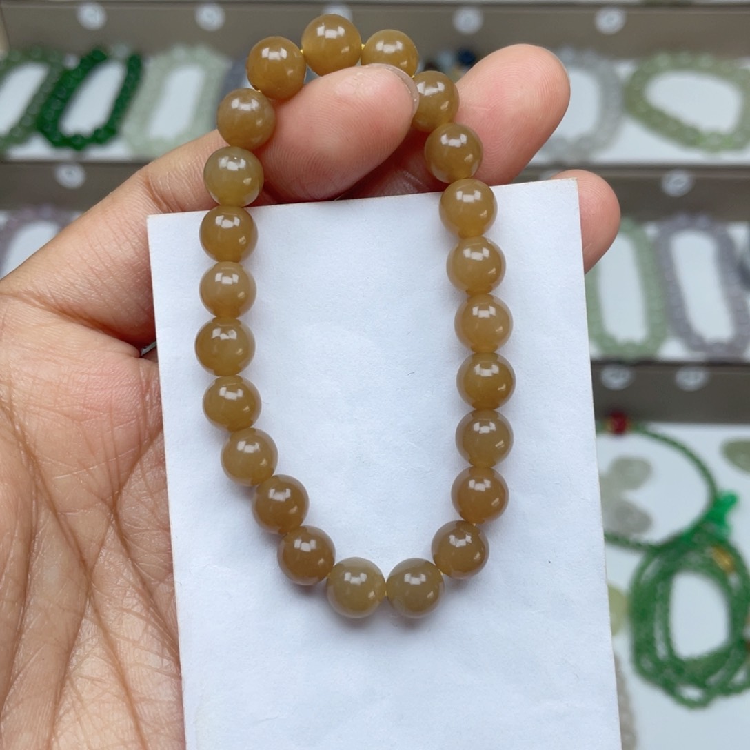 和田玉（糖玉）手链未镶嵌