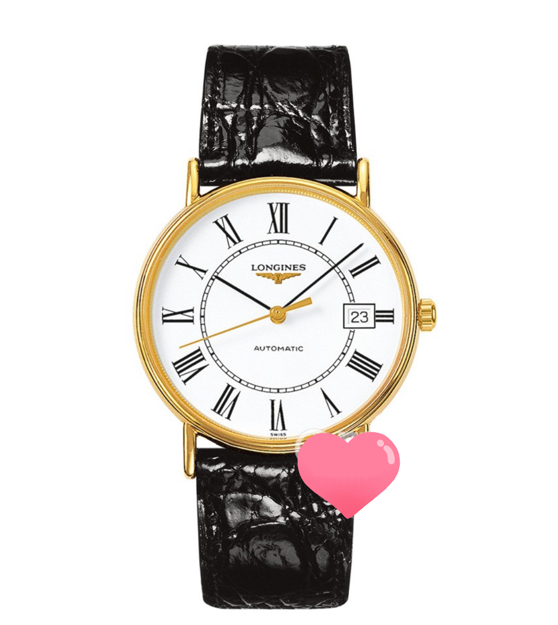 99新 Longines/浪琴 /瑰丽922间金皮带/表径40/自动机械男表