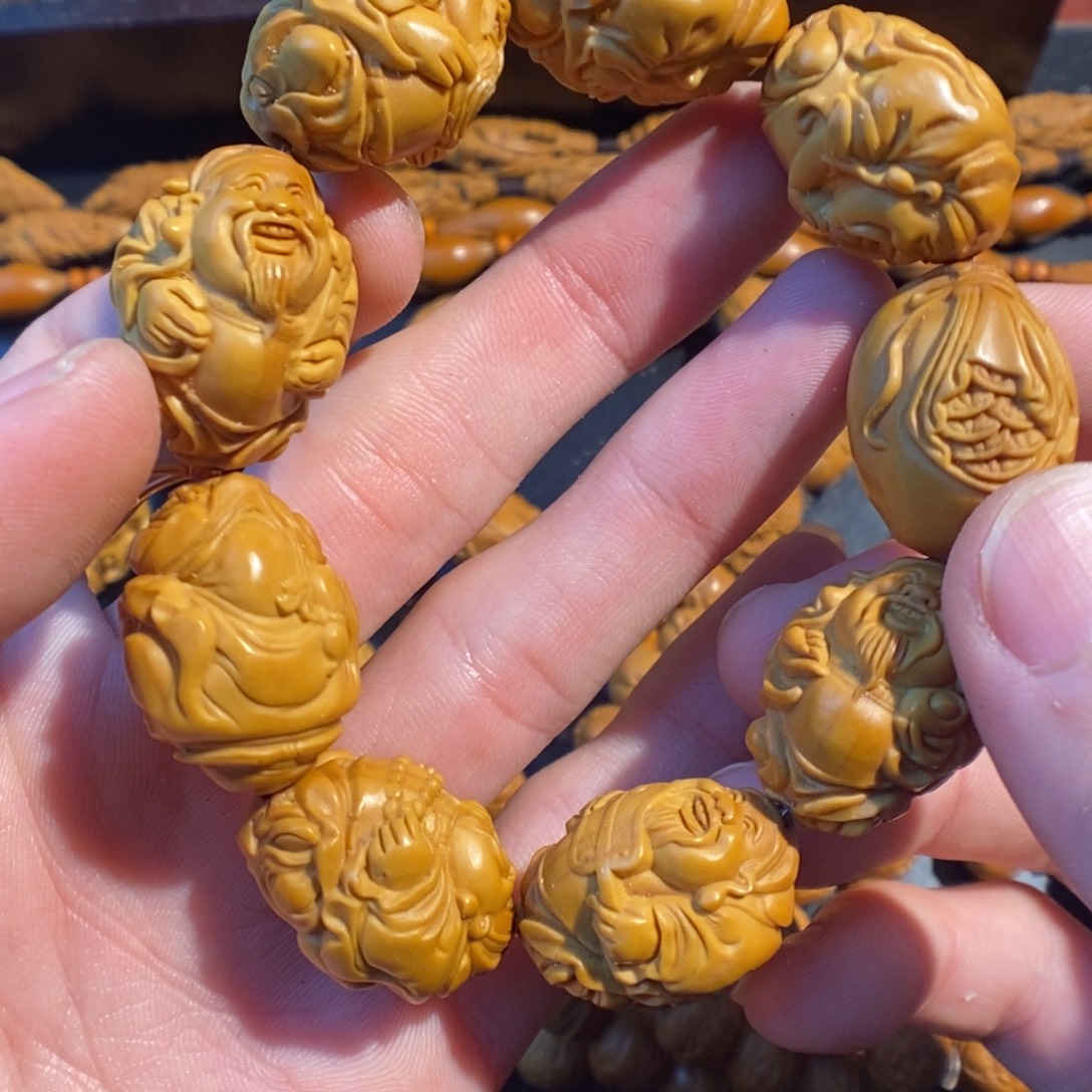 橄榄核手串/手链财神