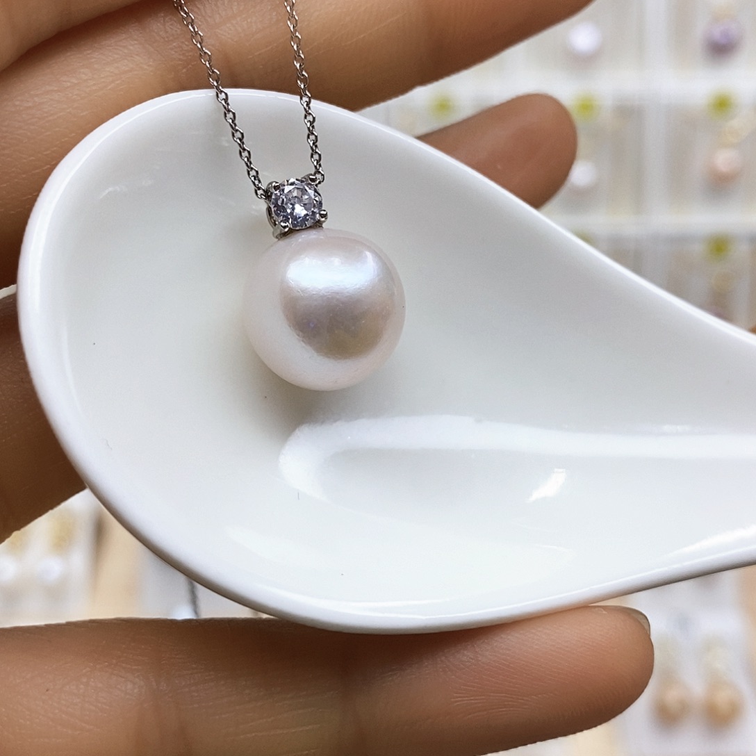 淡水珍珠颈饰合金