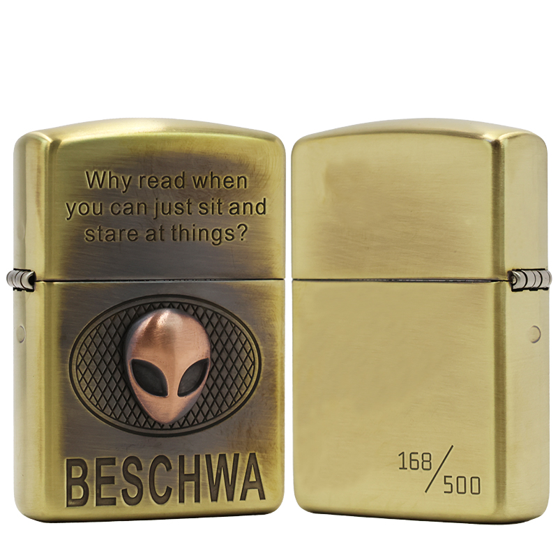 ZIPPO/之宝打火机盔甲外星人贴章-168