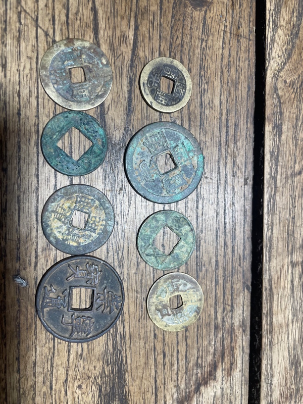 考古大表哥8个铜钱