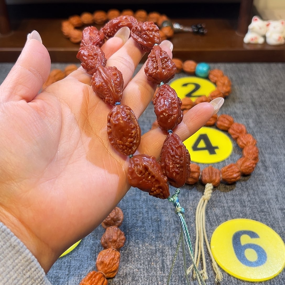 文玩核桃手串麒麟角