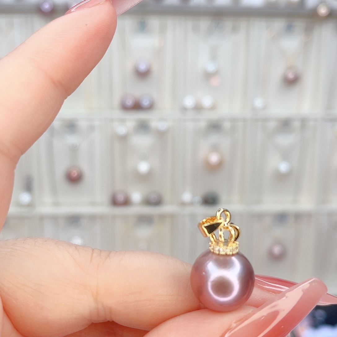 淡水珍珠吊坠(不含链)合金