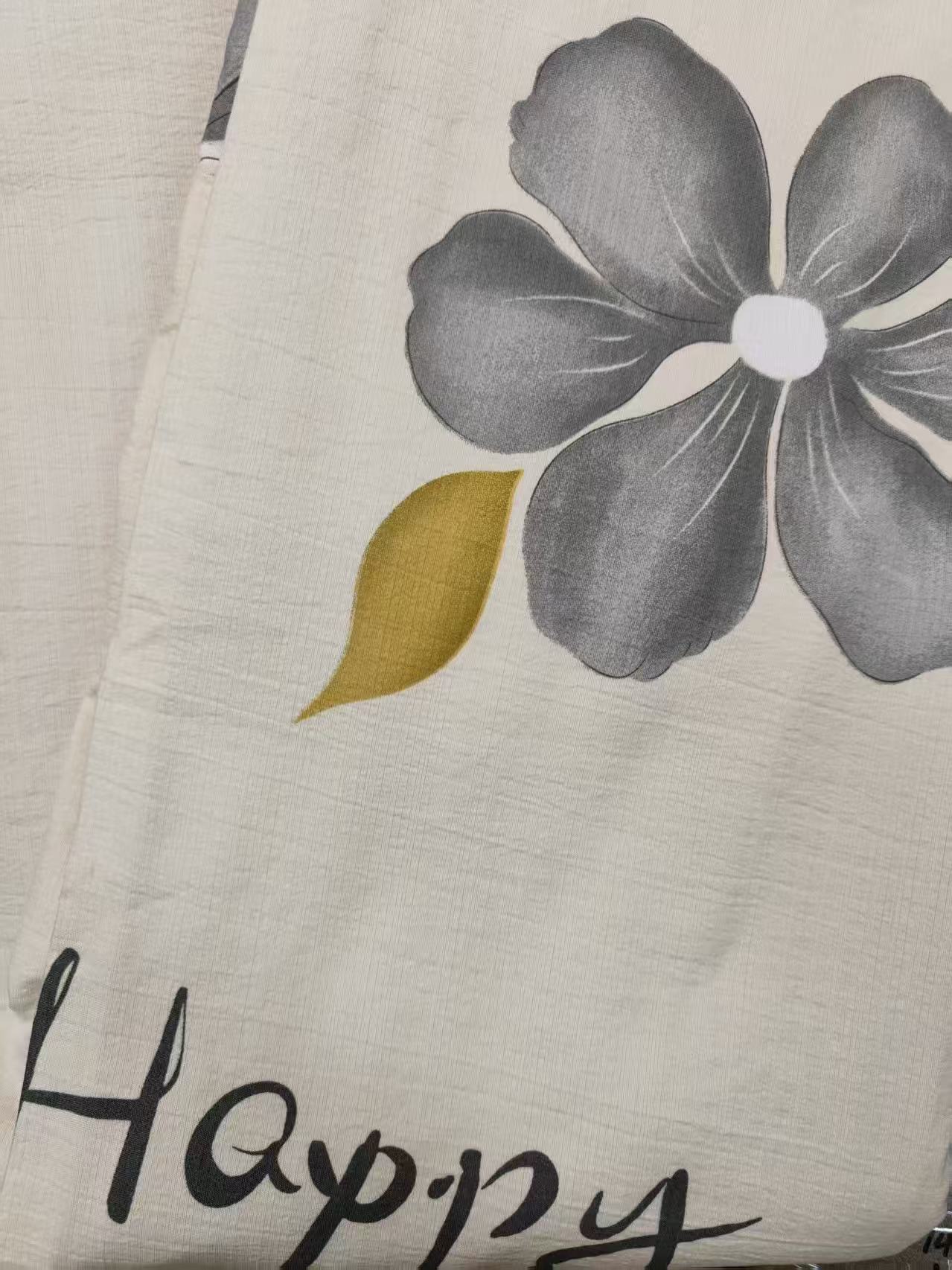 双人被罩-{开心花朵}2米*2.3米正负5厘米加密加厚亲肤柔软