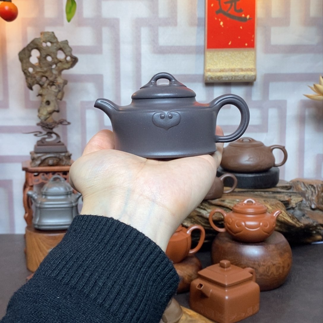 紫砂茶具青灰泥如意德钟