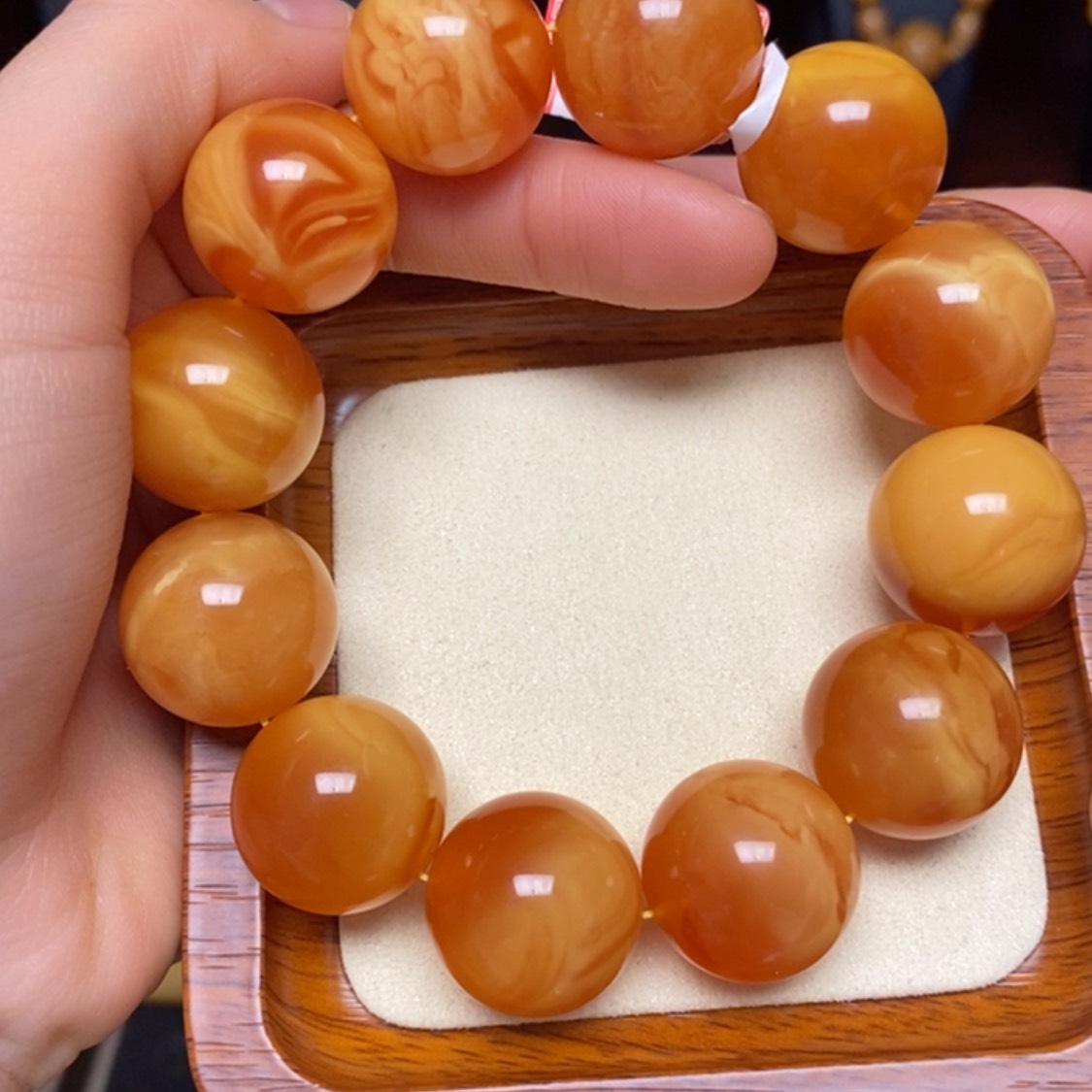 【闪购商品】蜜蜡手链未镶嵌手串