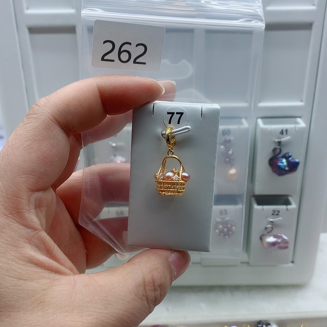 吊坠(不含链)合金淡水珍珠