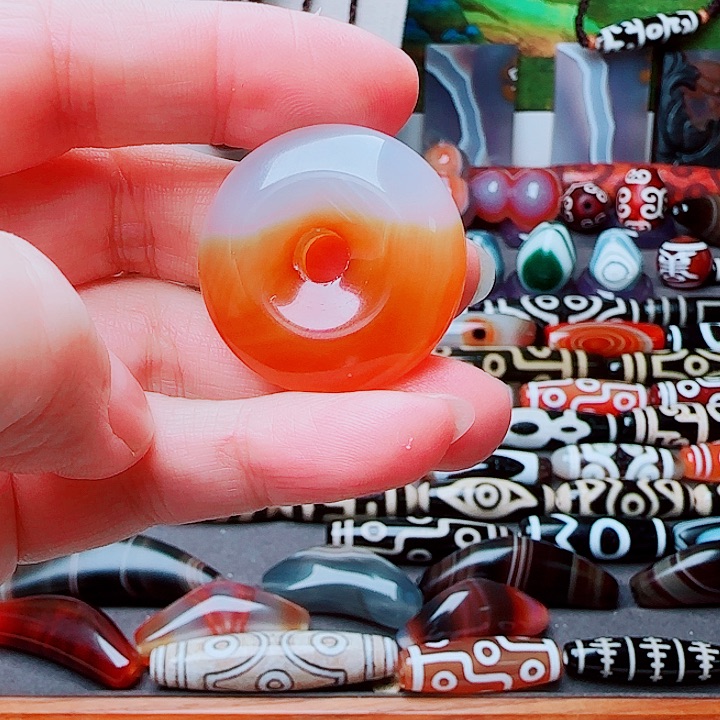 玛瑙/玉髓合金珠宝半成品