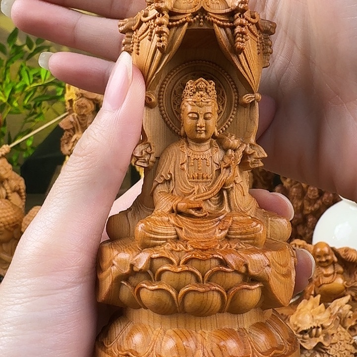 柏木（崖柏）西方三圣