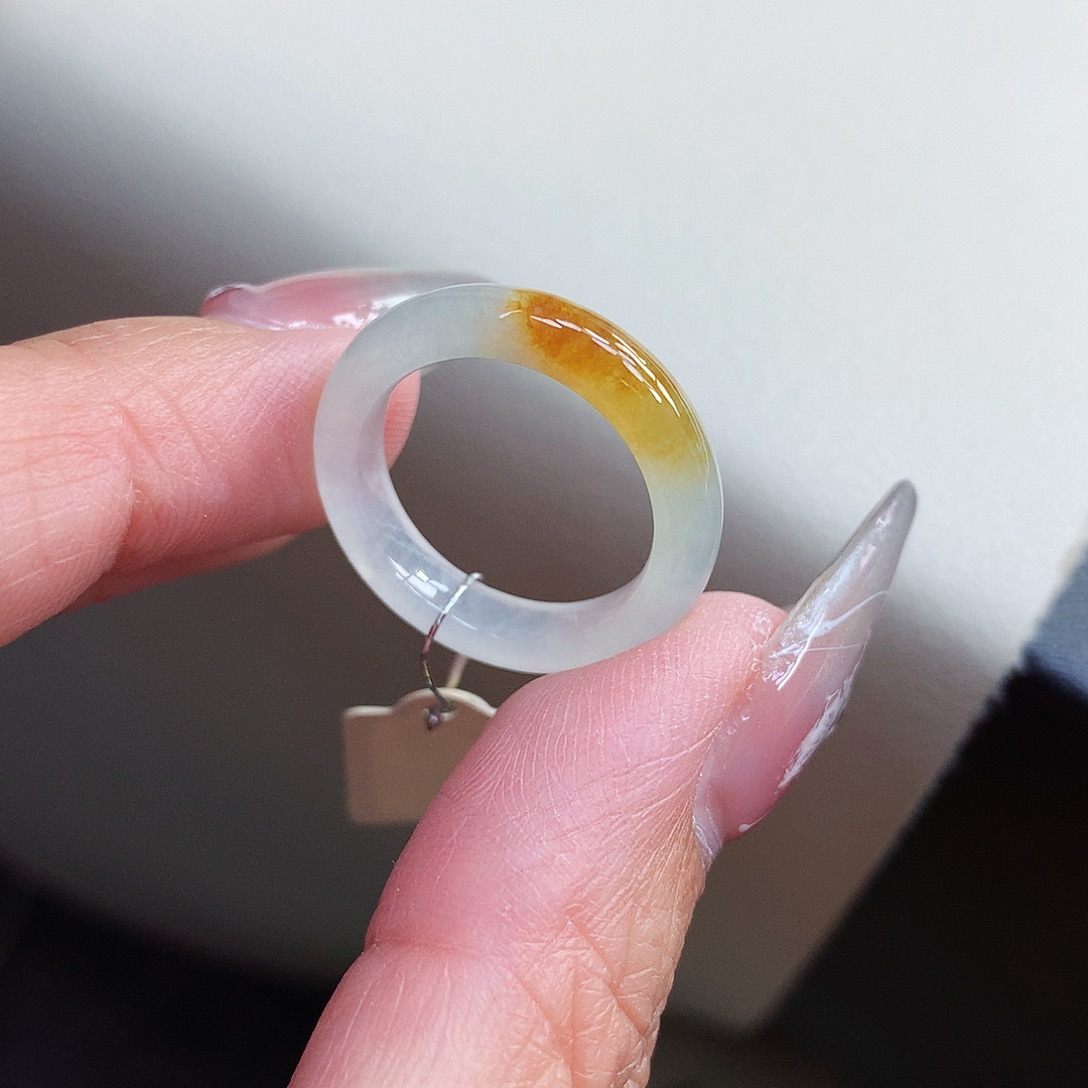 翡翠戒指未镶嵌15号