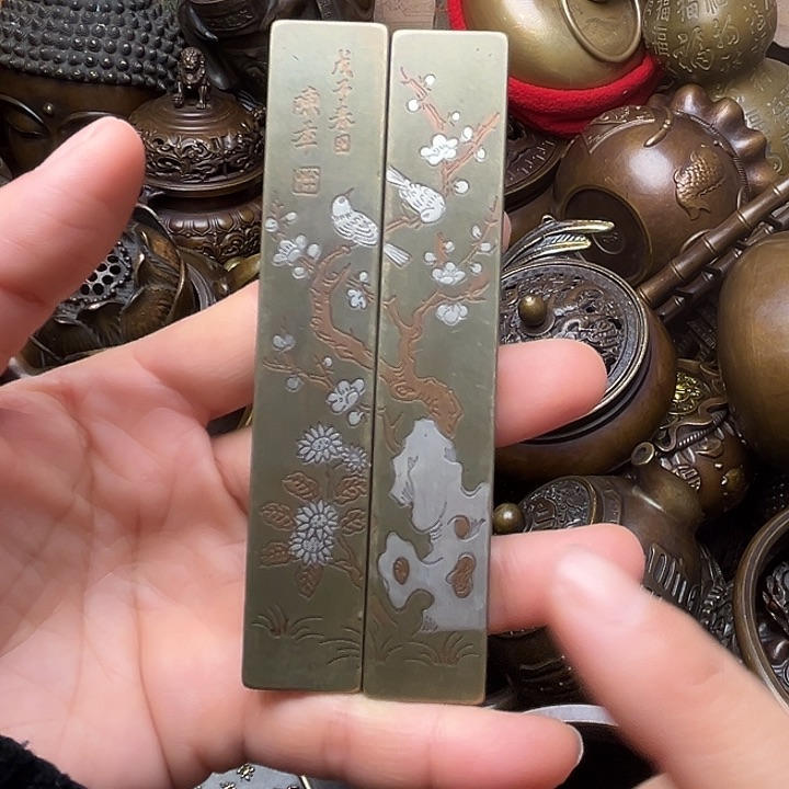 铜器摆件老王直播间