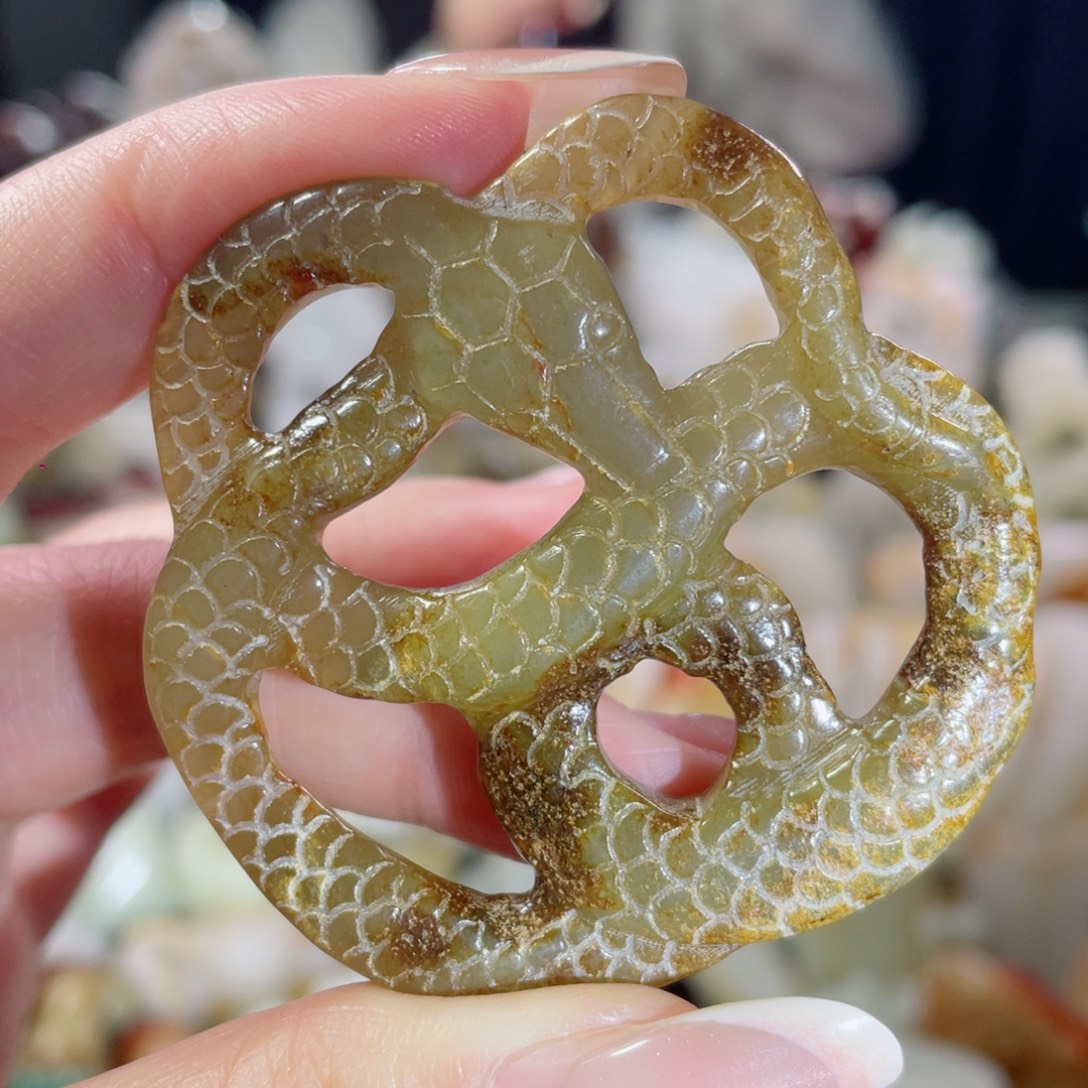 和田玉未镶嵌挂件30