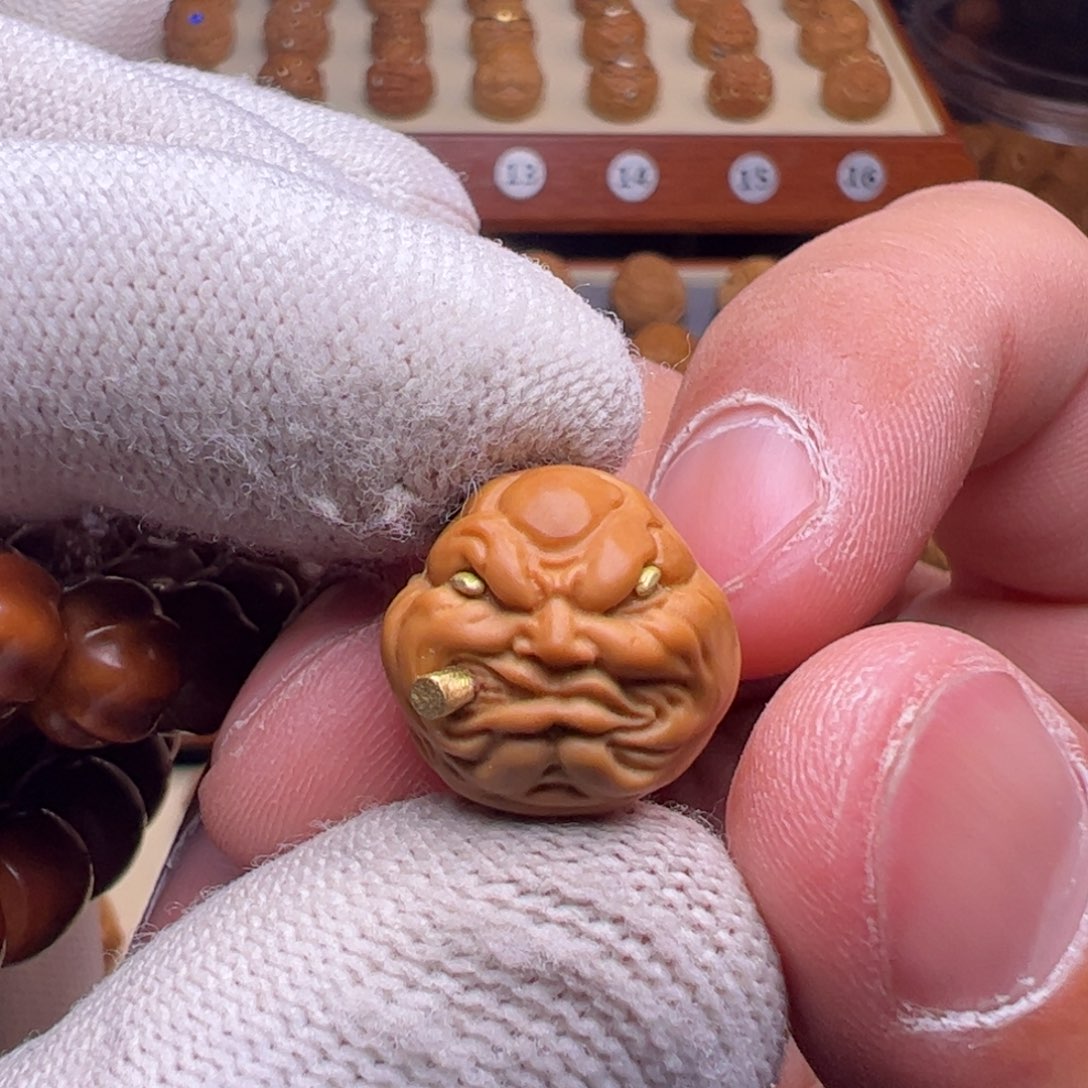 猴头核桃把件烟鬼福利16