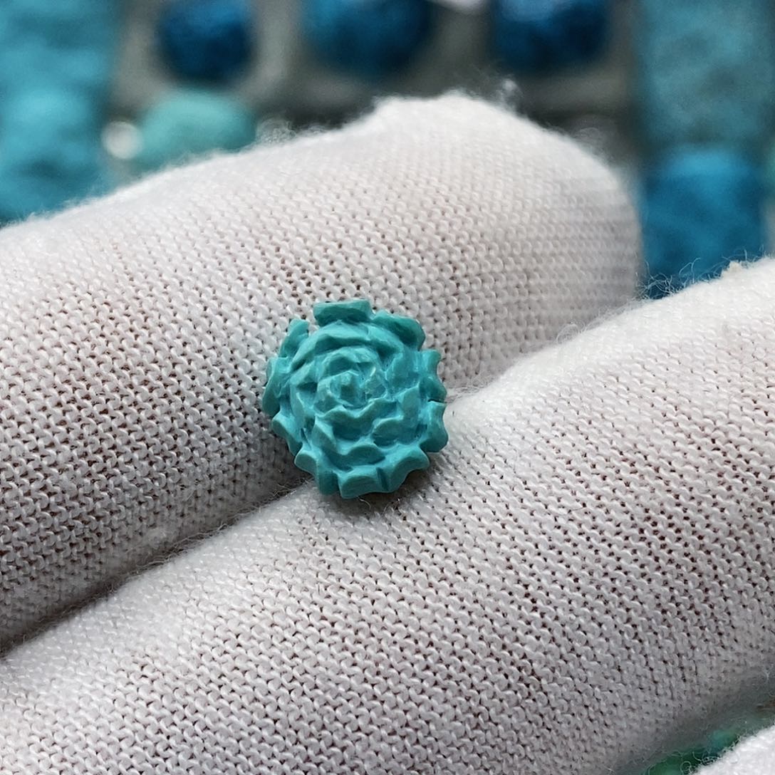 绿松石珠宝奇石未镶嵌