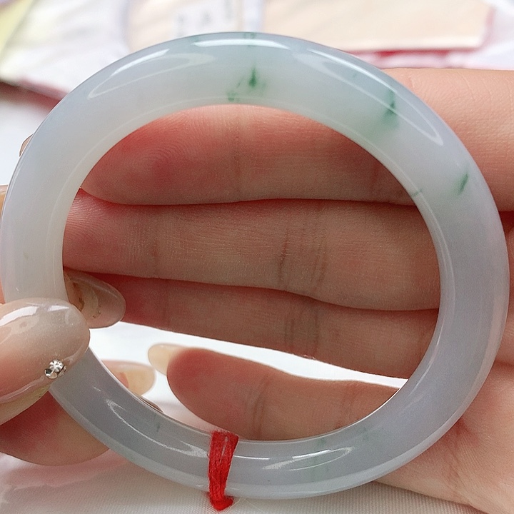 翡翠手镯未镶嵌缅甸天然A货翡翠