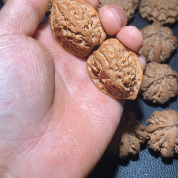 S***g把件文玩核桃秦岭野生文玩核桃