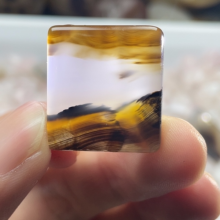 玛瑙/玉髓合金颈饰