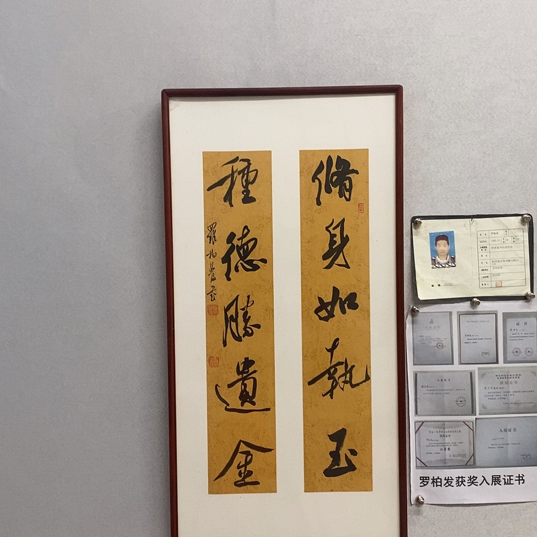 书法罗柏发书法修身