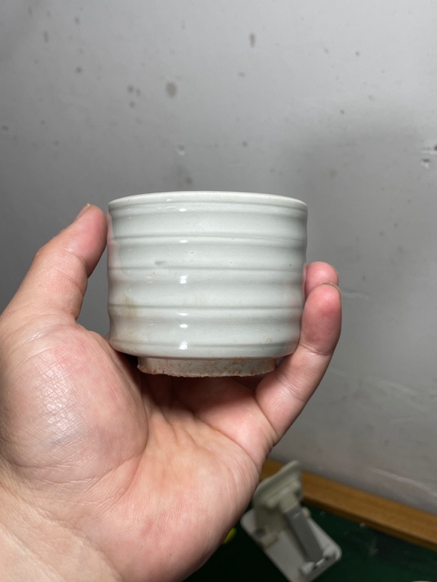 湖田窑影青旋纹琴炉