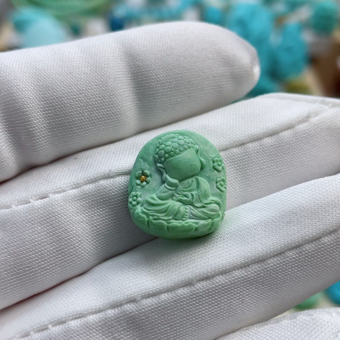 绿松石珠宝奇石未镶嵌