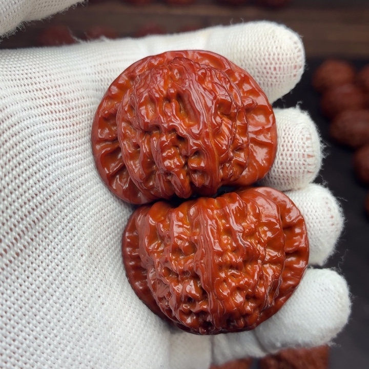 猴头核桃吊坠闷白666.42.17. WY#00#