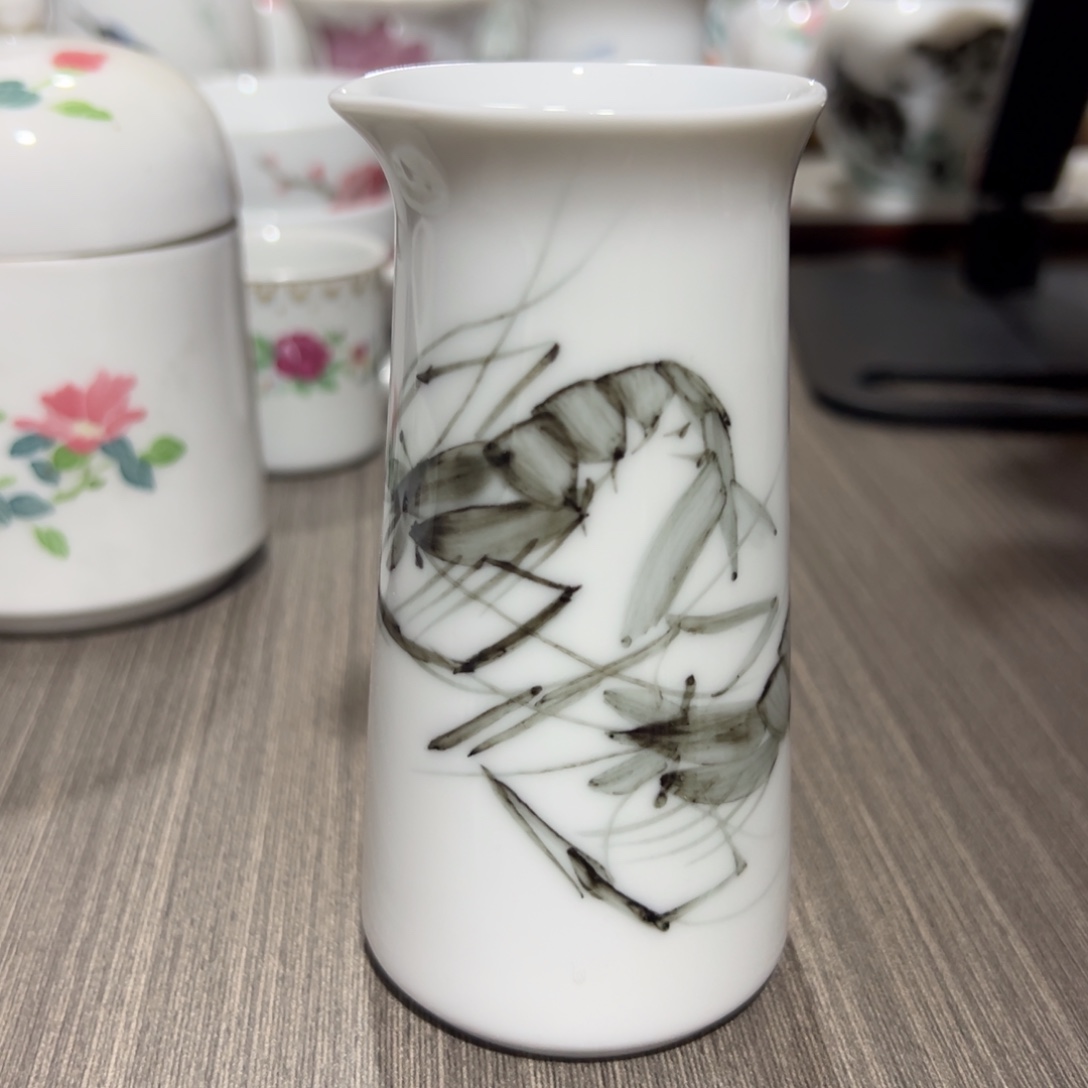 醴陵瓷直播供货基地手绘分酒器