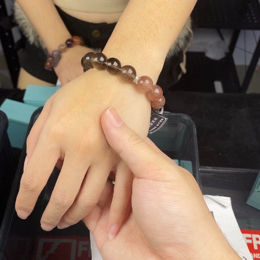 手链银S925镶嵌水晶