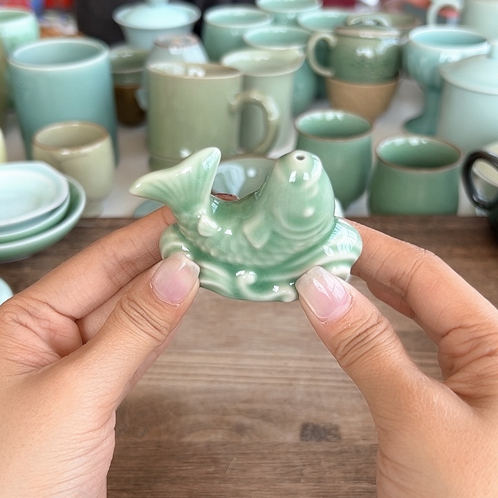 小米茶器龙泉青瓷