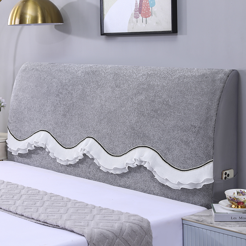加厚全包床头罩床头套软包保护套加厚实木欧式防尘罩弹力床头罩