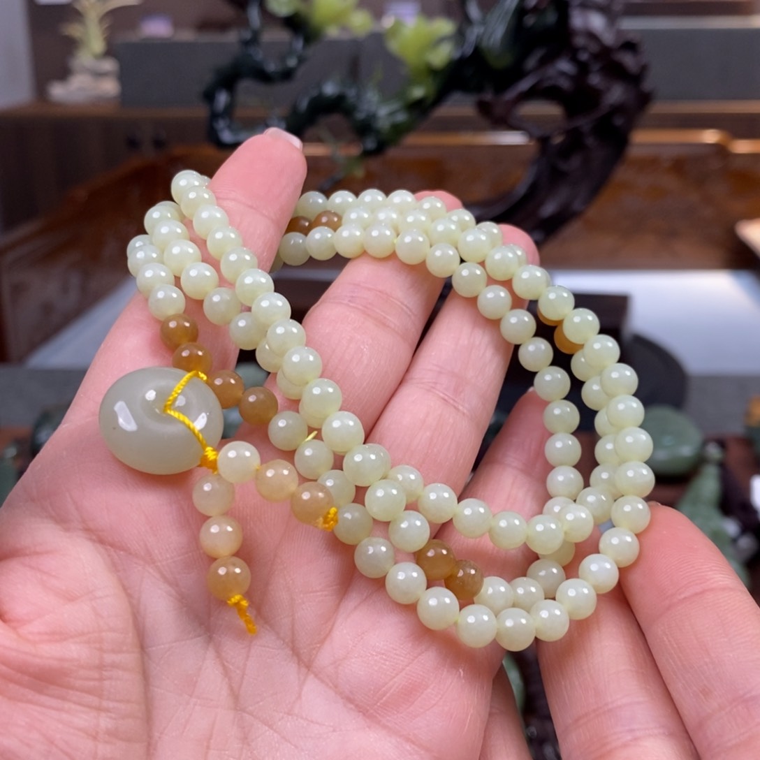 和田玉手链未镶嵌二**1