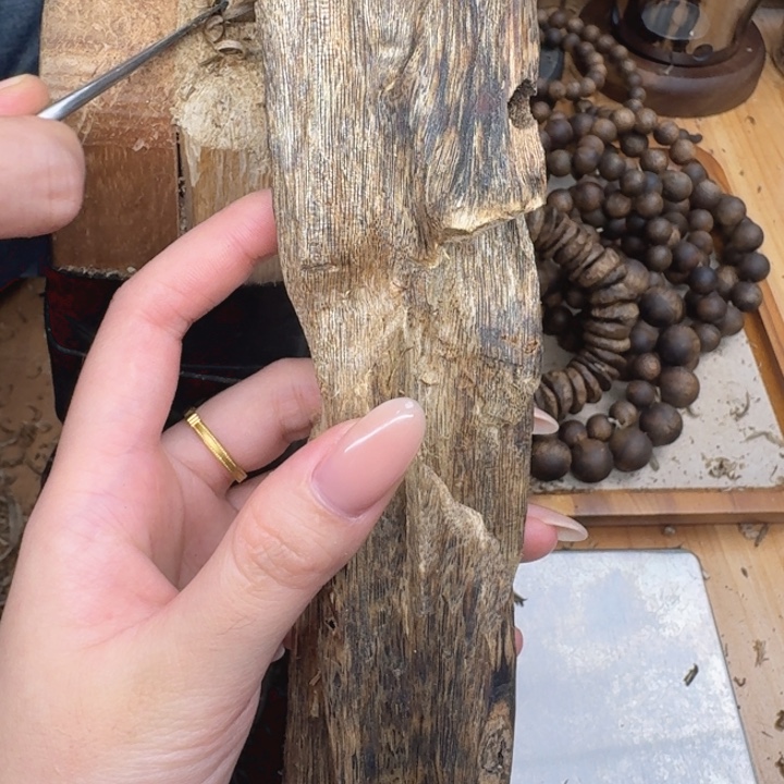 沉香沉香碎屑沉香奇楠块料63.2克