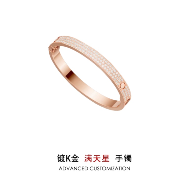 合金手镯 DD【新款卡扣】满天星满钻  百搭系列 手卓+黑诫面