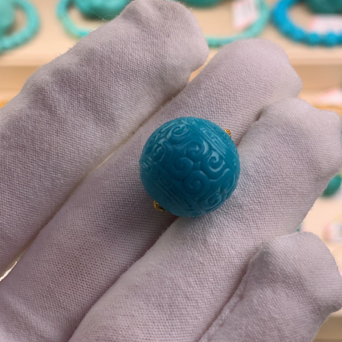 绿松石珠宝奇石未镶嵌15.3