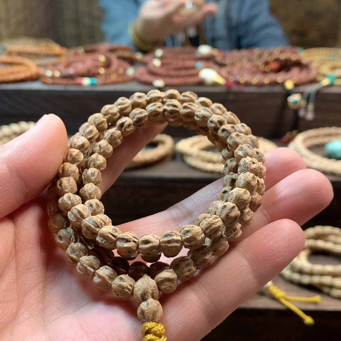 柏香籽/百香籽吊坠原桩微磨龙脊深坑鬼