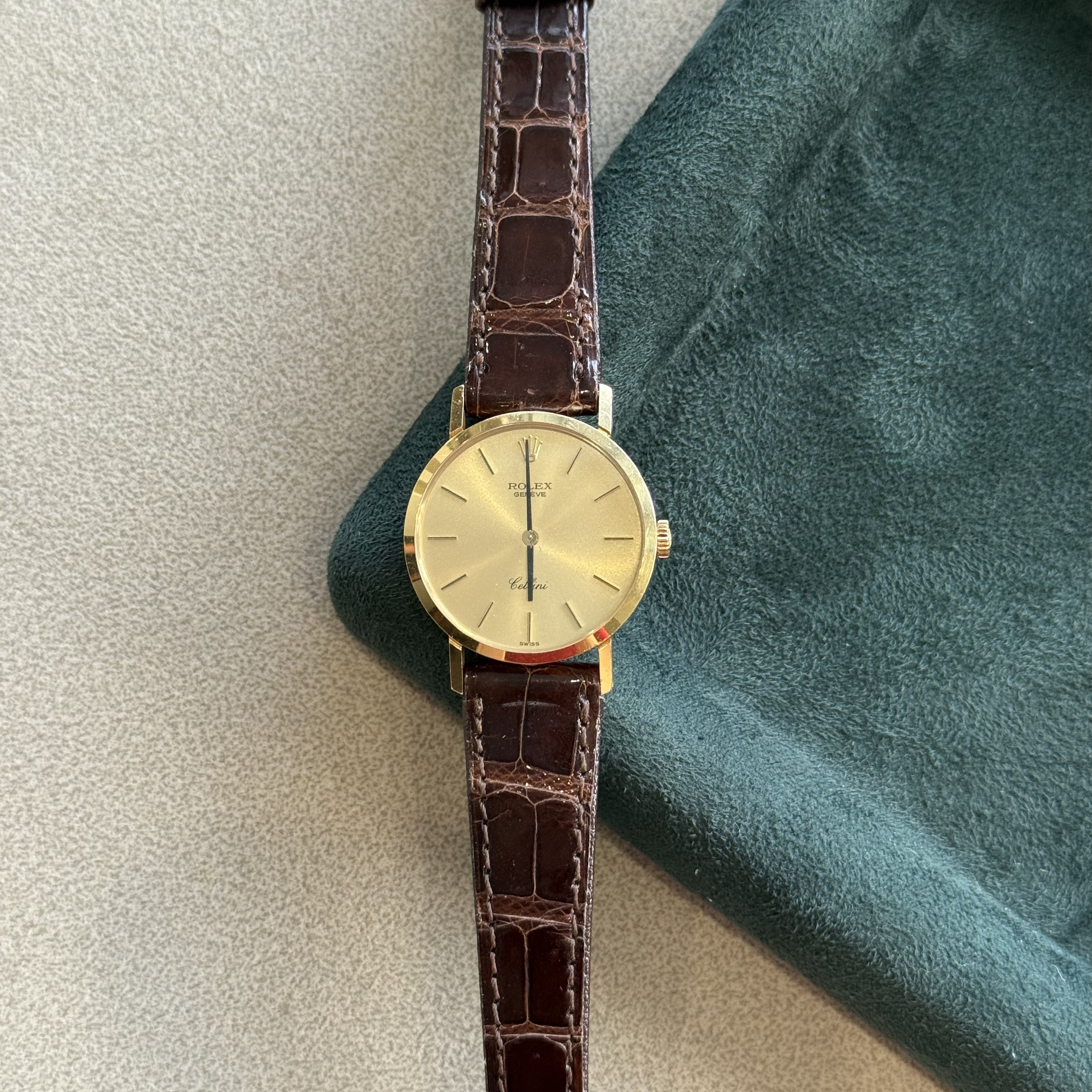 95新 Rolex/劳力士 18k金/手动机械/26mm/女表