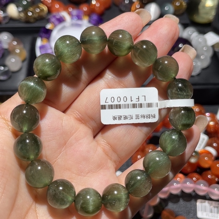 手链未镶嵌水晶绿发晶11mm左右