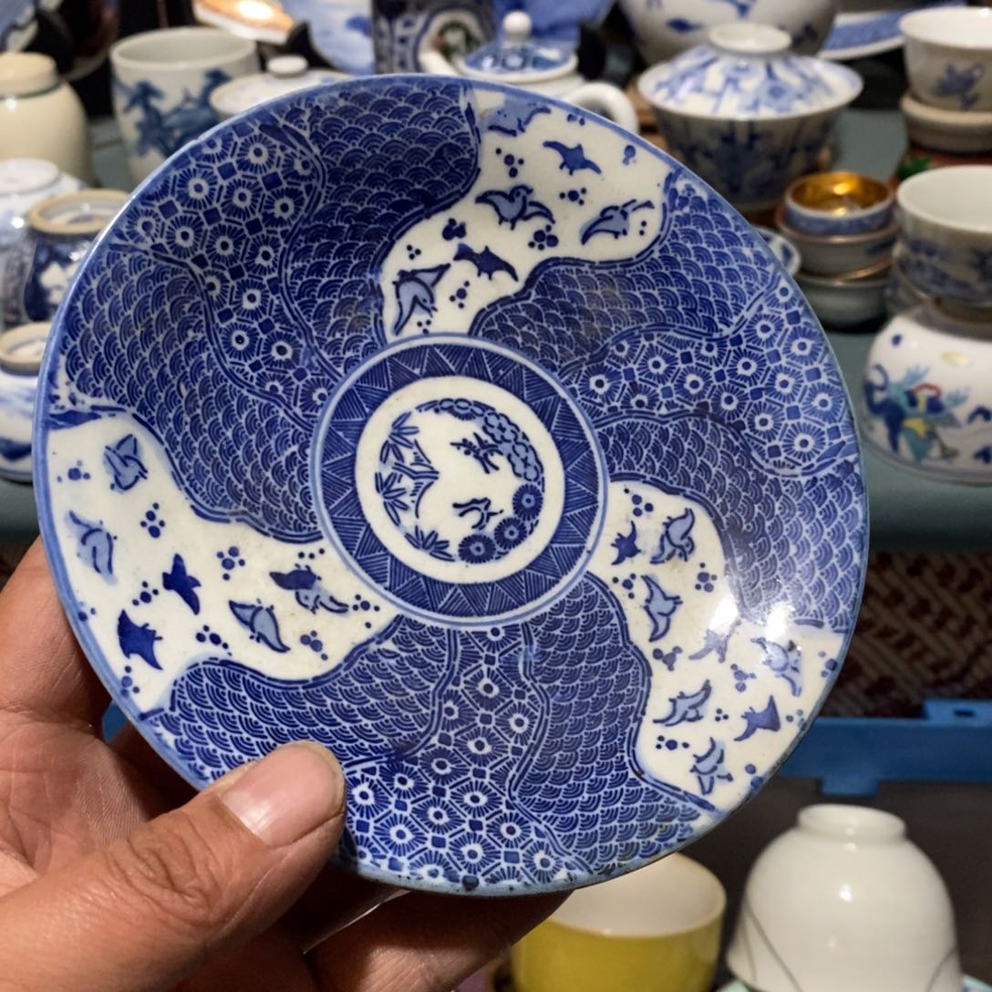 瓷片舶来瓷器满28包邮当日凑单