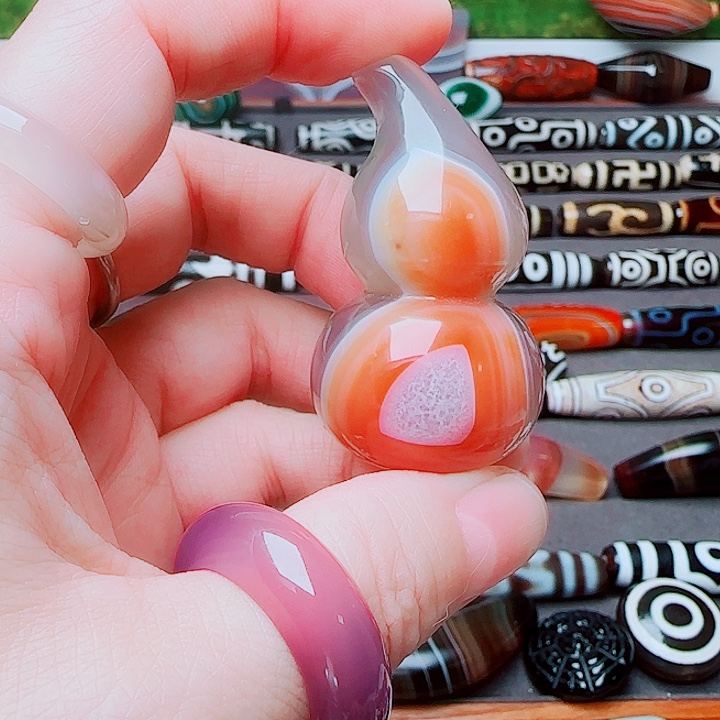 玛瑙/玉髓合金珠宝半成品