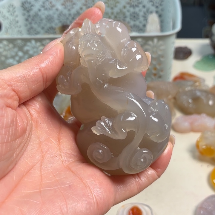 玛瑙/玉髓未镶嵌吊坠(不含链)