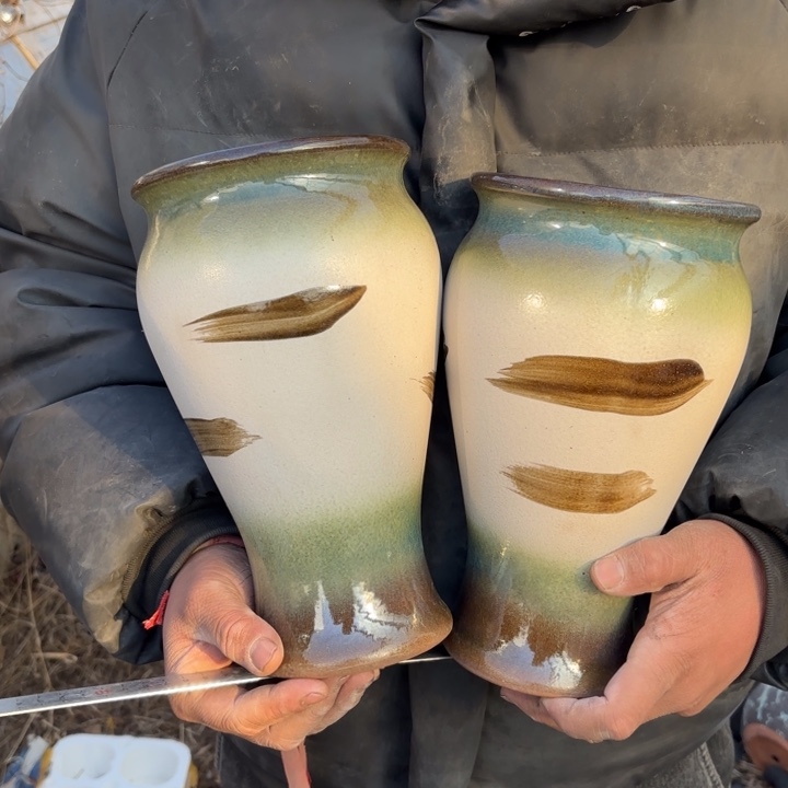 红陶口径 高度 花盆 14 26