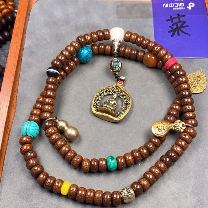 星月菩提吊坠上***哥星月