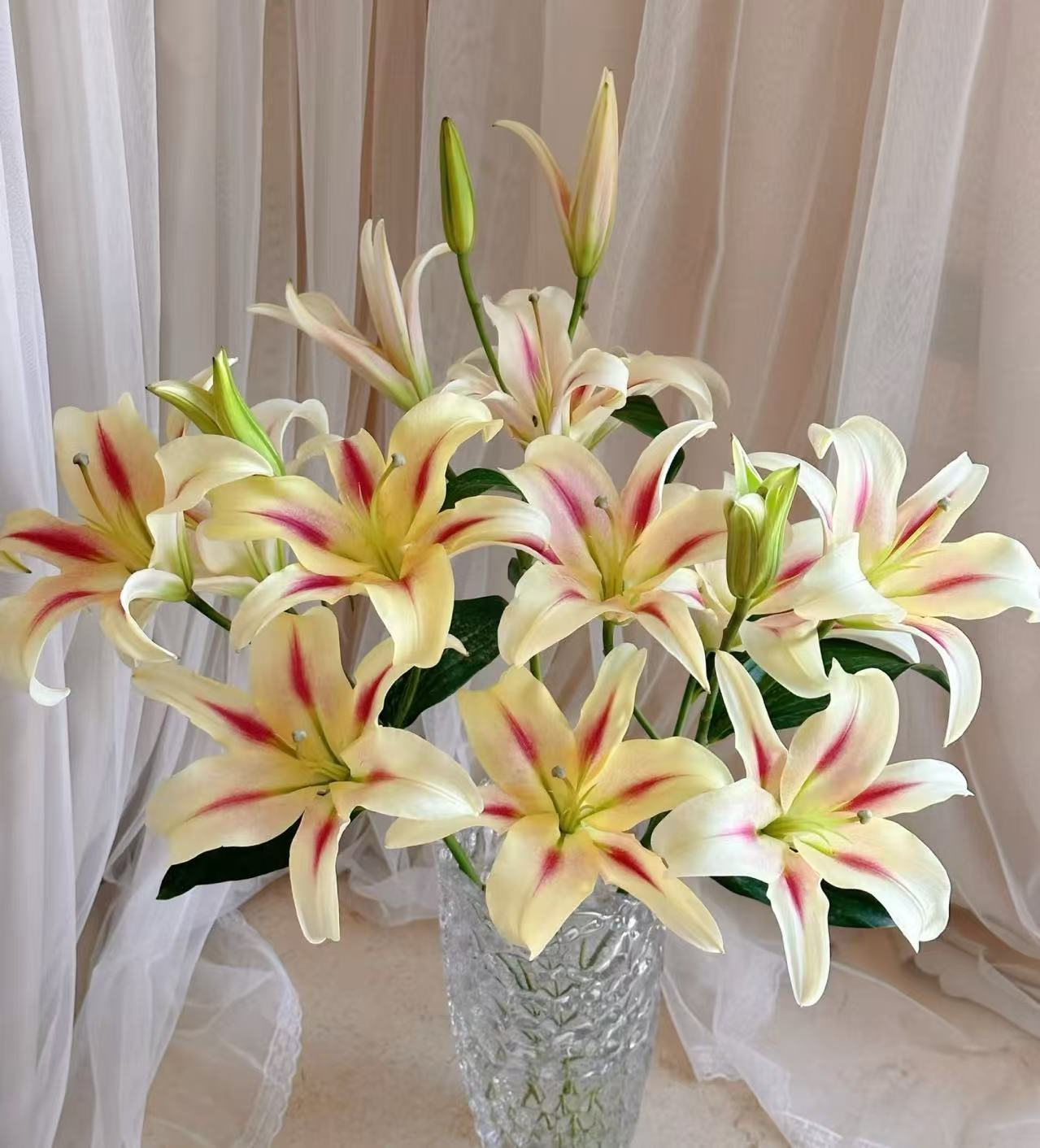 【小王】多头小仙女香水百合 云南鲜花顺丰冷链包邮