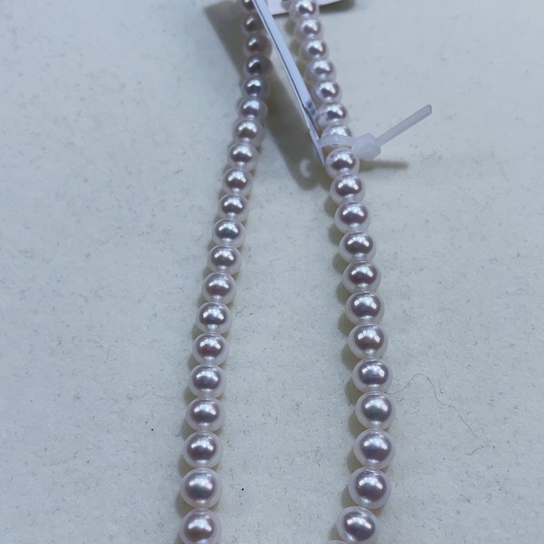 淡水珍珠颈饰银S925镶嵌6/7