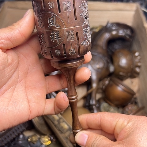 铜制工艺把玩摆件