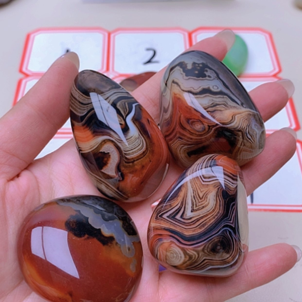 【闪购商品】未镶嵌玛瑙/玉髓珠宝半成品7****7