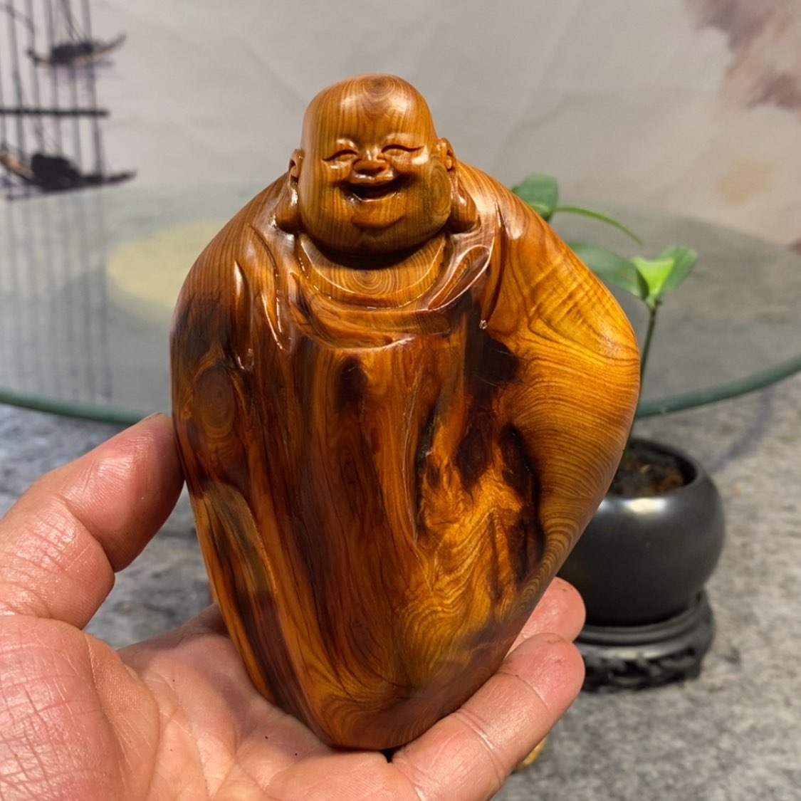 【闪购商品】柏木（崖柏）根雕木雕工艺品摆件家居手把件