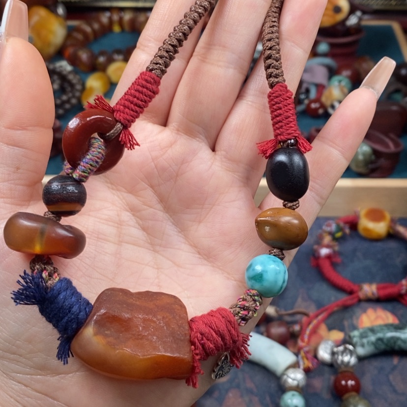 【闪购商品】蜜蜡颈饰未镶嵌项链